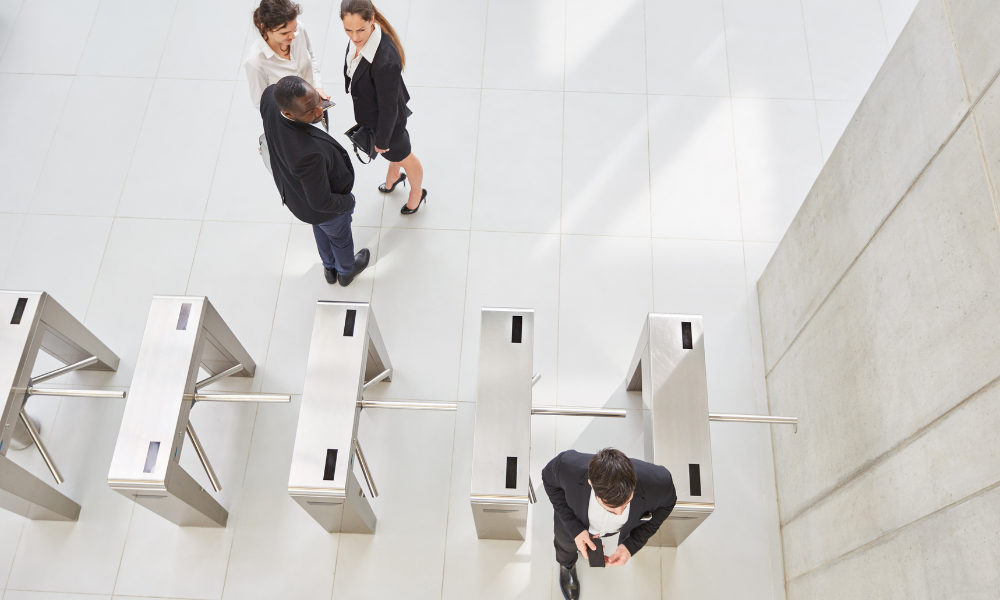 Physical security Access control gates